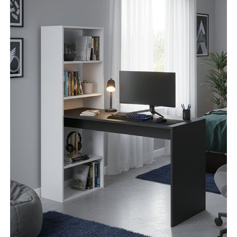 Scrivania - 5 Ripiani Modulabile, Bianco, -, 120x53x144h cm Concepcion