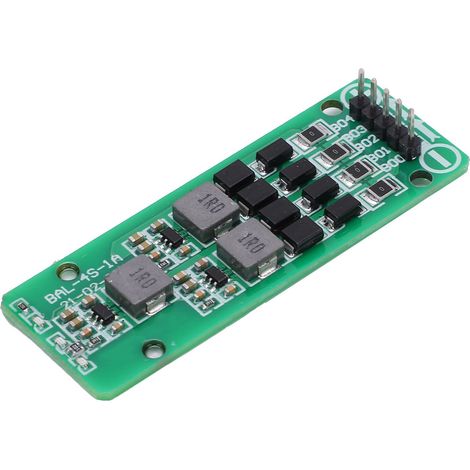 Batterie Équilibreur Actif 4S, Plaque d'Équilibrage pour Batterie Ternaire et Fer-Lithium, Module Universel à Broches Simples 2,54 mm (1/5)