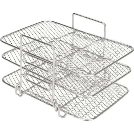 Ahlsen Silikon-Heißluftfritteusenform, Heißluftfritteusen-Zubehör, Heißluftfritteusenform, Silikon-Heißluftfritteusenzubehör, wiederverwendbarer Frittierkorb, Heißluftfritteusen-Einlage für Heißluftfr (1/5)
