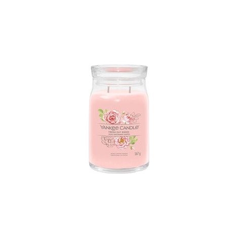 Yankee candle - fresh cut roses signature candle - vonna svicka 5670g