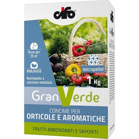 Cifo 1kg concime granulare per piante orticole e aromatiche