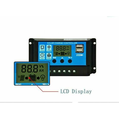Intelligent Solar Panel Charge Controller PWM Solar Panel Charge ...