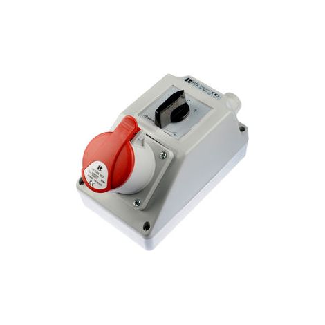 IP44-Installationssatz mit OI-Trennschalter, 16 A, 3P+N+PE, M25-Kabelverschraubung ZI22\R211 (1/2)