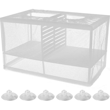 Couveuse pondoir flottante séparation amovible filet fin 6 ventouses protection alevins