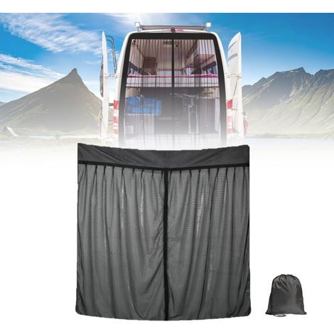 Moustiquaire de Hayon Voiture pour Sprinter Toit élevé, 185cm155cm/72.8 61inch Magnétique Pare Soleil Moustiquaire pour Porte Arrière De Camionnette Résistant aux UV Anti-Moustique (1/5)