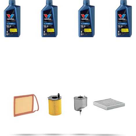 Kit tagliando 4 FILTRI e 4L OLIO compatibile con Peugeot 508 1.6 BlueHDI 84kw Dal 2012 (1/5)