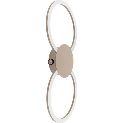 Eglo LED Wandleuchte Venticello sandfarben 66 x 30 cm warmweiß
