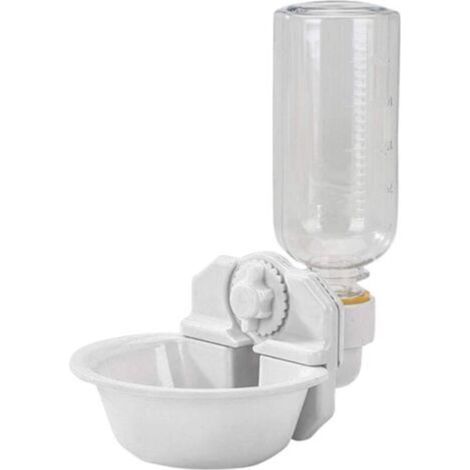 ALLIANDISDistributeur d'eau automatique de 500 ml pour cage à hamster, convient aux animaux de compagnie tels que les lapins, les chinchillas, les cochons d'Inde, les cochons, les hérissons et les fur (1/4)