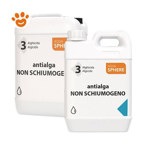 Aquasphere Antialghe Non Schiumogeno - Confezione 25 Kg - TRATTAMENTO Acqua