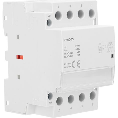 Module de soudage à bobine de commande de circuit industriel pour contacteur modulaire 4P 4NO GYHC‑63 (1/5)
