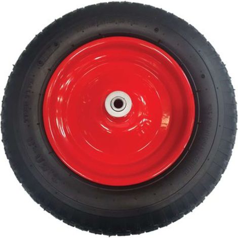 RUOTA PNEUMATICA X CARRIOLA BPA WORKIT - 3.50X8" DISCO METALLO ASSE MM 12X170 + PFU