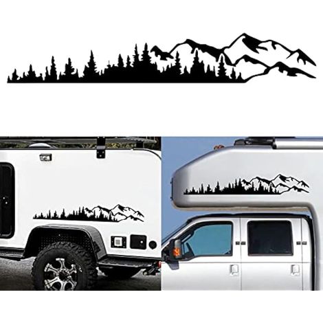 Black PVC Car Body and Edge Sticker Mining Sticker (1/3)