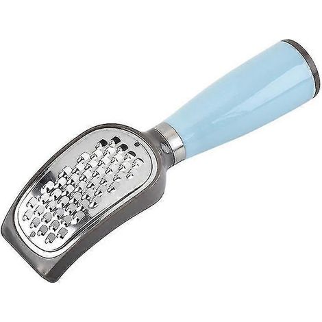 1 râpe à pommes de terre multifonctionnelle en acier inoxydable, éplucheur, ustensile de cuisine pour la maison (bleu ciel) (1/2)