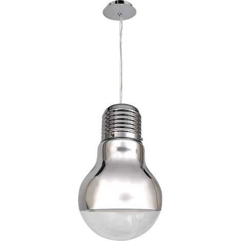 Lámpara de techo colgante LUZ 1xE27 29d Cromo