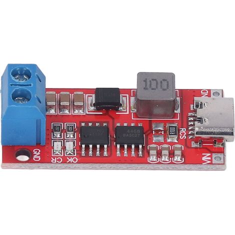 Module de surtension batterie lithium avec interface USB-C PCB, protection intégrée DC 3-6V 1A (1/5)