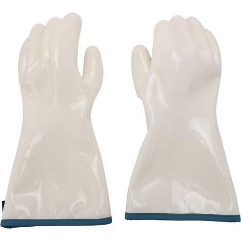 Gants de four en Silicone 350 ℃, résistants à la chaleur, antiadhésifs, longs gants de cuisine pour barbecue, pour la cuisson (1/5)