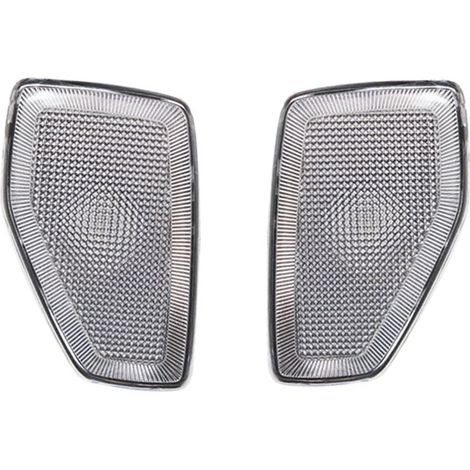 Clignotant Latéral Pour Hummer Pour H3 2005 2006-2010 Pour H3T 2009-2010 Feu Position Latéral Avant Voiture Coques Boîtier Sans Douille D'ampoule Feux de Position(Clear Lens)