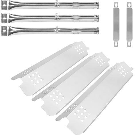 Pièces de rechange pour barbecue Charbroil Gas2Coal 463370516 468302321 468302421 - Rails d'arômes pour barbecue à gaz et tuyau de brûleur en acier inoxydable pour Char Broil Gas2Coal G553 (1/5)