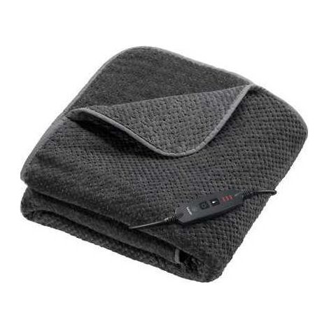 Manta termica suave 180x130cm 100w gris hd-65 BEURER