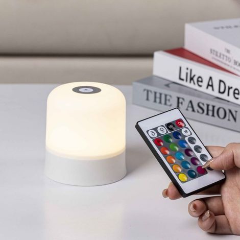 Set mit 3 Mini-LED-Lampen mit Dimmer, Touch-Steuerung und Fernbedienung [Touch-Steuerungsmodell] (1/5)