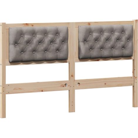 Maison Exclusive - Cabecero Otro Marrón y taupe 150 cm Madera mac