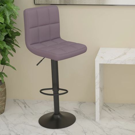 Chaise de bar Tabouret de bar - Tabouret Haut Taupe Tissu BV384426 - BonneVie (1/5)