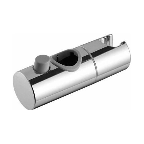 Shower Bracket, ABS Height Adjustable Shower Head Bracket to Fit Standard 25mm Round Shower Rod (1/4)
