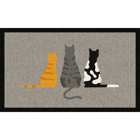 TAPIS VELVET CHAT DE DOS 45X75 MERCURY 1515-1
