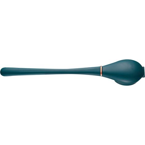 Brosse de toilette en silicone vert clair, innovante et luxueuse, en forme de batte de baseball, avec ouverture et fermeture automatiques. Nettoyage en profondeur. (1/5)