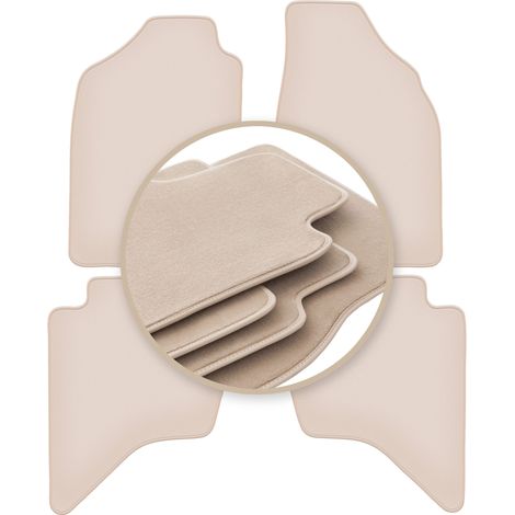 Alfombrillas beige PREMIUM para Ford Ranger MK2 pickup 2007-2012