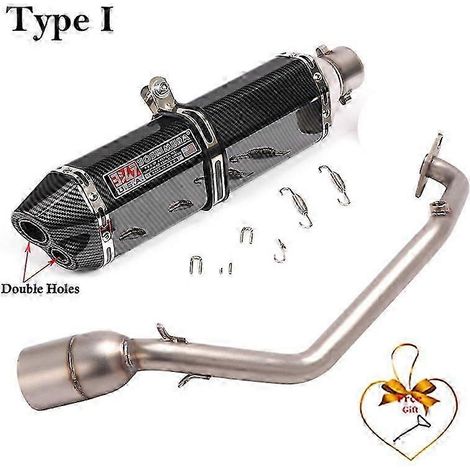Sistema De Escape Completo Para Motocicleta, Silenciador Db Killer, Tubo Medio Delantero Para Honda Pcx125 Pcx150 Pcx 125 150 2021 - 2023( Type I) (1/5)