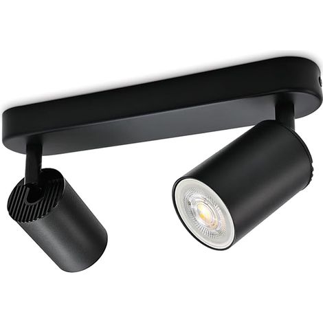 GU10 Ceiling Light Spotlights GU10 Ceiling Light Interior LED Wall Light Black (1/2)