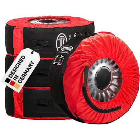 HEYNER® Reifentaschen Set 14-18 Zoll mit Klettverschluss, Reifenschutzhülle, Reifenschoner, 4er Set