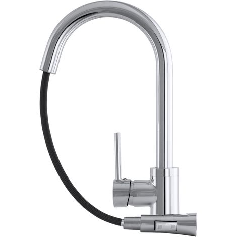 Granitan Robinet De Cusine Libra Avec Déversement Rétractable Chrome (1/5)