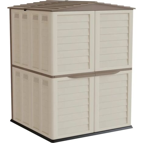 Casette da giardino in polipropilene rinforzato, box per (1/4)