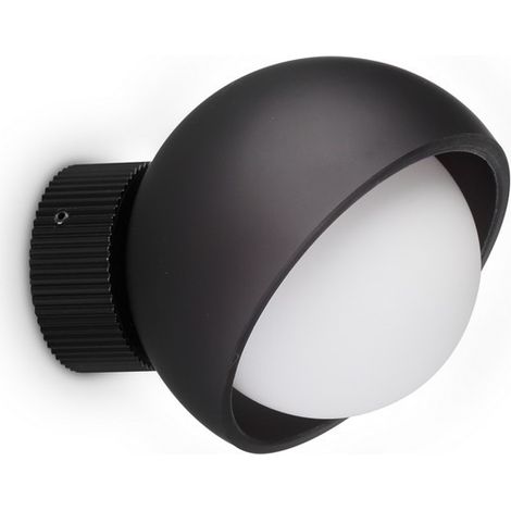 Ideal Lux BLOOM Applique murale globe noir 12 cm, 1 x G9