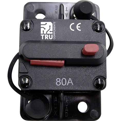 TRU COMPONENTS TC-13596596 Disjoncteur 80 A noir 1 pc(s) (1/3)