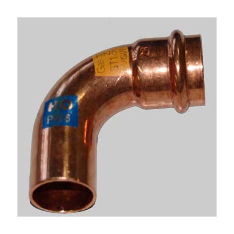 CURVA RAME A PRESSARE 90  ° MASCHIO/FEMMINA  15 x 15     MADE IN ITALY