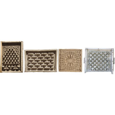 Decoracion Pared Set 4 Cemento 68X8X50 (1/2)