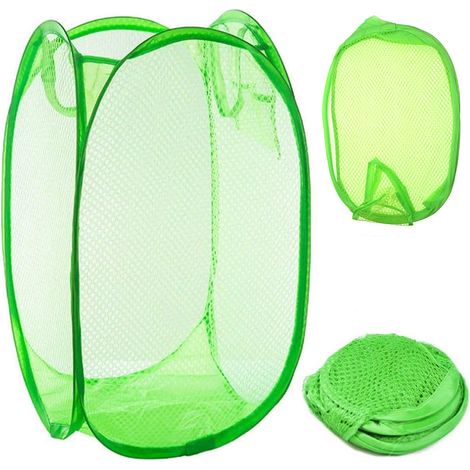 Cesta plegable para ropa 48 verde (120) GABA (1/5)