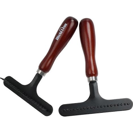 Peigne démêlant pour poils longs d'animaux, brosse anti-nœuds pour chats et chiens, gratte-poils (1/4)