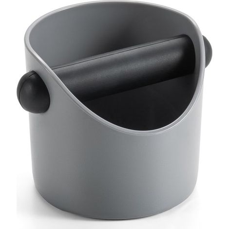 Bac à marc de café - Récipient à marc de café - Boîte à marc - Bac à déchets de café - Accessoires pour le café - ABS - Gris (1/5)