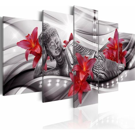 Tableau bouddha relaxant - 100 x 50 cm (1/4)