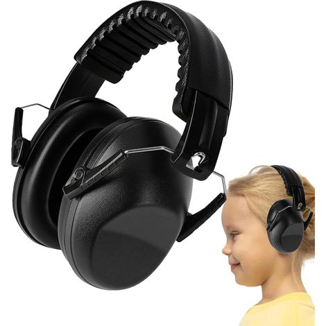 Cache-oreilles insonorisés, écouteurs de protection auditive Manchons de pour les âgés de 3 à 16 ans, voyages en avion, concerts, carnavals, sports, études (1/5)