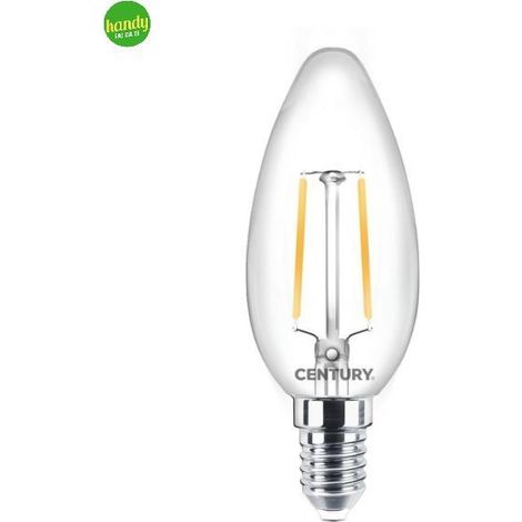 Lampadina LED Century Incanto Clear Candela 2W E14 4000K