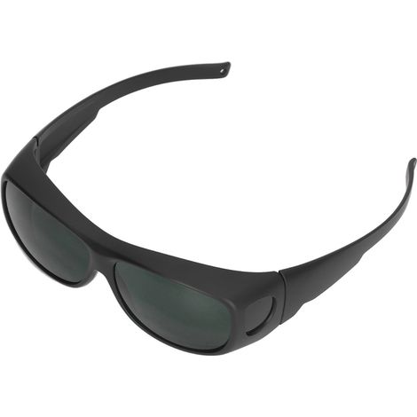 Lunettes soudeur ultra-légères résistantes aux rayures en PC nylon anti-UV pour soudure électrique vert foncé IR5.0 (1/5)