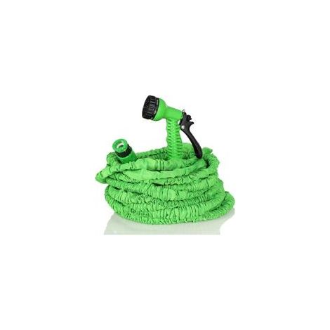 Tuyau d'arrosage Flexible et Extensible Tuyau d'arrosage rétractable (7,5m)-Enlé