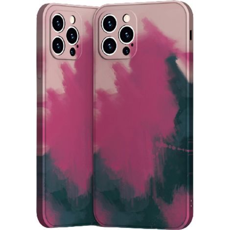 Une coque de protection à bords surélevés pour iPhone 11, fabriquée en silicone liquide, offrant une protection intégrale à 360 degrés pour le téléphone et l'appareil photo, compatible avec la recharg (1/2)