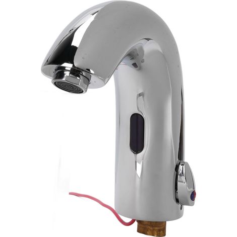 Robinet intégré en laiton sans contact avec température réglable et capteur de mouvement automatique pour la cuisine et la salle de bain. (1/5)