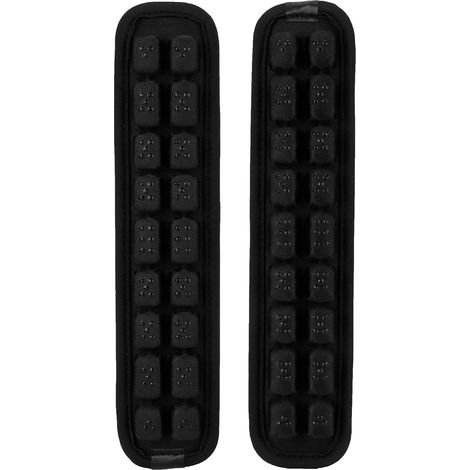 Lot de 2 coussinets infrarouges détachables pour bretelles de sac à dos, accessoire de décompression, noir (1/5)